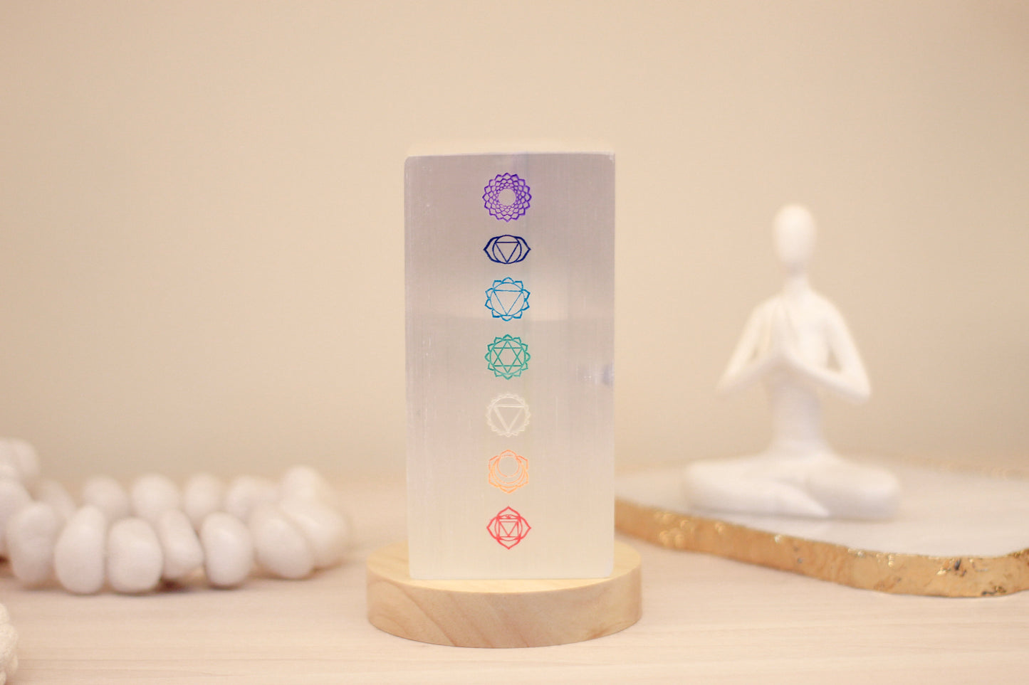 Luminária 7 Chakras – Harmonia, Luz e Equilíbrio em um Só Objeto