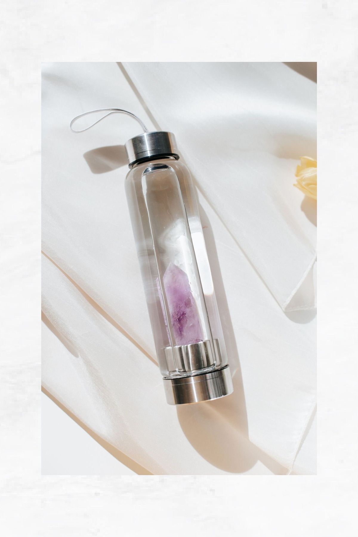 Garrafa Elixir com Cristal – Hidrate-se com Energia Vibracional