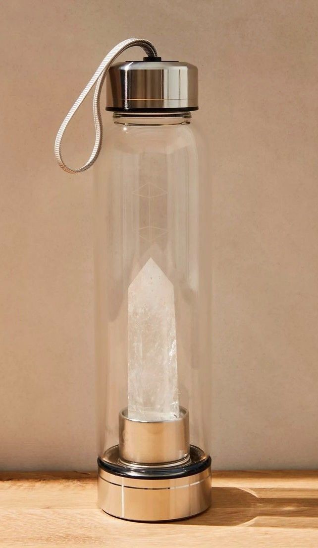 Garrafa Elixir com Cristal – Hidrate-se com Energia Vibracional